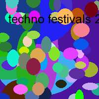 techno festivals 2007