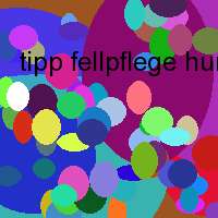 tipp fellpflege hunden